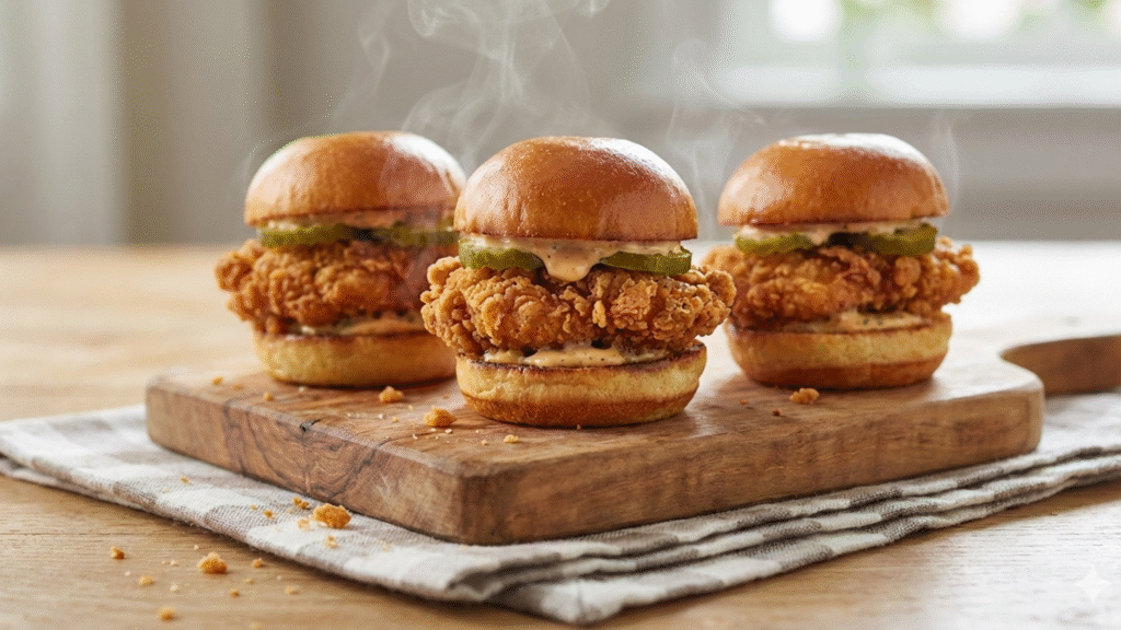 Mini Chicken Sandwiches That Steal the Show at Christmas Parties