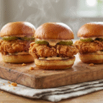 Mini Chicken Sandwiches That Steal the Show at Christmas Parties