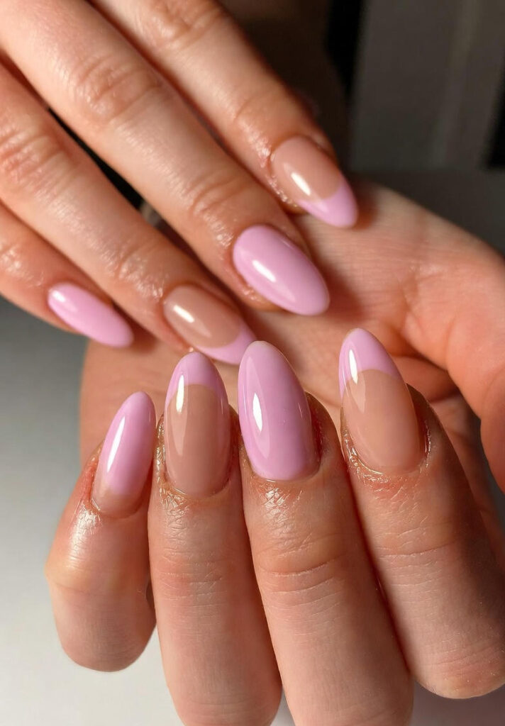 Glossy Pastel Almond Duo
